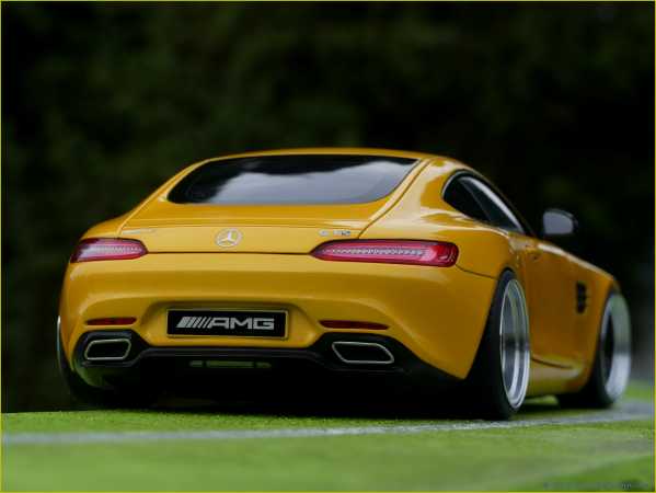 1:18 MERCEDES-BENZ AMG GTS "SOLARBEAN GELB" 2014 IAA